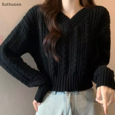 Áo Len Dệt Kim Retro Cổ V Tay Dài - Siêu êm, Giá chỉ 154.300₫, Giảm tới 20% 10 Áo Len Dệt Kim Retro Cổ V Tay Dài - Siêu êm, Giá chỉ 154.300₫, Giảm tới 20% 10