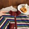 Áo len dệt kim sọc Hàn Quốc mùa thu đông cho bé trai bé gái - Giá ưu đãi 270k 3