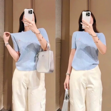 Áo len dệt kim thêu nhí tay ngắn PL - Phong cách trẻ em, giá ưu đãi 330.000đ 20 Áo len dệt kim thêu nhí tay ngắn PL - Phong cách trẻ em, giá ưu đãi 330.000đ 20