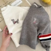 Áo len dệt kim trẻ em chui đầu màu trơn, phong cách Hàn Quốc, đa năng - giảm 22% 2