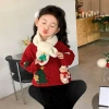 Áo len đỏ Giáng Sinh Noel cho bé trai, bé gái - cao cấp, giá ưu đãi 59.304₫ 4