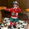 Áo len đỏ Giáng Sinh Noel cho bé trai, bé gái - cao cấp, giá ưu đãi 59.304₫ 5