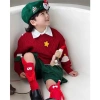 Áo len đỏ Giáng Sinh Noel cho bé trai, bé gái - cao cấp, giá ưu đãi 59.304₫ 7