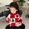Áo len đỏ Giáng Sinh Noel cho bé trai, bé gái - cao cấp, giá ưu đãi 59.304₫ 9
