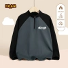 Áo len giữ nhiệt bé trai - Sơ mi trẻ em thu đông, nửa ấm áp, kháng khuẩn, giá ưu đãi 170.000 VNĐ