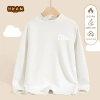 Áo len giữ nhiệt HKAM cho bé trai mùa thu đông, kháng khuẩn siêu ấm áp, in hình trái tim - 120k 7