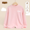 Áo len giữ nhiệt HKAM cho bé trai mùa thu đông, kháng khuẩn siêu ấm áp, in hình trái tim - 120k 8