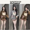 Áo Len Hello Kitty Nữ Oversize Hoạt Hình Tay Dài Freesize - Giá 385.000đ