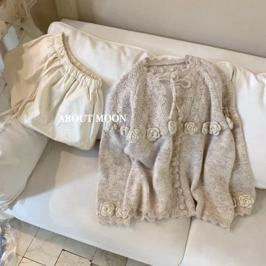 Áo len hoa nở nơ ALHNDN - Thiết kế tinh tế, ấm áp, giảm giá 540k chỉ 680k 5