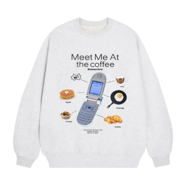 Áo len họa tiết chữ nổ 2.026 - Áo nỉ cổ tròn unisex 380GSM 100% cotton RTOML 119.999₫