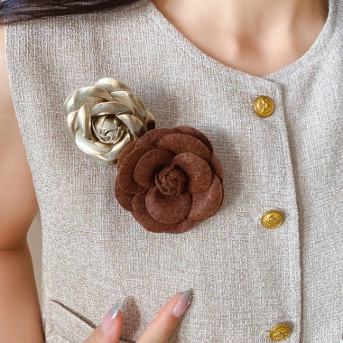 Áo len hoa trâm nhung da vintage phong cách tinh tế, thiết kế độc đáo cho mùa thu - Giá chỉ 48,598₫ 3