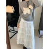 Áo Len Jacquard Con Chó Con Chui Đầu Nữ Thu Đông Dài Tay Retro Xanh Hải Quân Cổ Tròn Giá ưu đãi 152.420 10