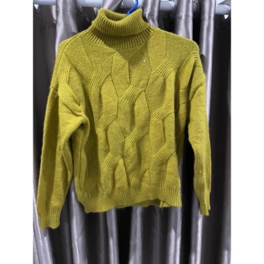 Áo len lông cừu SZ S nhũ bling nhà Diệu Thanh - size M vừa, giá chỉ 450.000đ 2