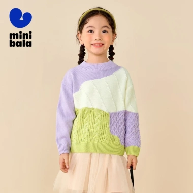Áo len Minibala mùa đông sành điệu, ấm áp, thoải mái cho bé trai và bé gái, Giá 702.000 VND