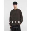 Áo Len Nam Cổ Henley Nút Cài Hàn Quốc - Dày Form Rộng Thu Đông YIZHI 800k
