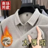 Áo len nam lông cừu lót dày ấm, phù hợp mùa đông và dùng hàng ngày, Giá chỉ 305.856 VND 10