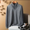Áo Len Nam Trung Niên Lót Nỉ Nhung Mềm Mịn, Menswear Cao Cấp Giá 199.000₫ 4