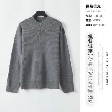 Áo Len Nam YIZHI 2.025 S/S Model Cao Cấp - Kiểu Basic Đẹp, Giá 770k Giảm 20% 4