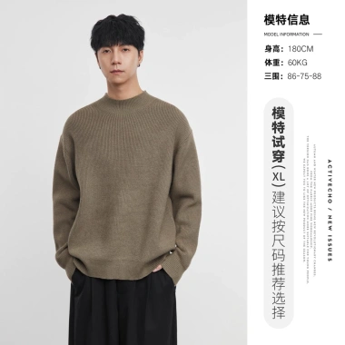 Áo Len Nam YIZHI 2.025 S/S Model Cao Cấp - Kiểu Basic Đẹp, Giá 770k Giảm 20% 6