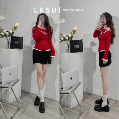 Áo len nữ cổ lệch vạt nhọn viền màu tay dài – Giá chỉ 262.000₫, ấm áp, thời trang 11 Áo len nữ cổ lệch vạt nhọn viền màu tay dài – Giá chỉ 262.000₫, ấm áp, thời trang 11