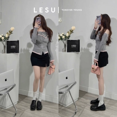Áo len nữ cổ lệch vạt nhọn viền màu tay dài – Giá chỉ 262.000₫, ấm áp, thời trang 12 Áo len nữ cổ lệch vạt nhọn viền màu tay dài – Giá chỉ 262.000₫, ấm áp, thời trang 12