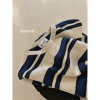 Áo len nữ cổ tay kẻ ngang siu đẹp, chất QCCC, thiết kế free size, giá ưu đãi 329k 11