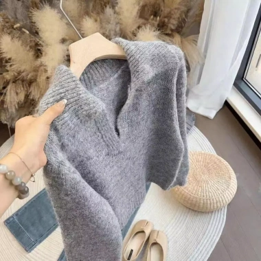 Áo len nữ dài tay NGOMINH SP398, len mềm mại, cổ bẻ trẻ trung hottrend 189.000₫