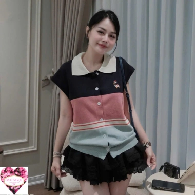 Áo Len Nữ MTG Cún Thêu Phom Nhỏ Gọn Quảng Châu Cao Cấp Giá Ưu Đãi 256.500 VND