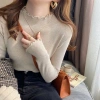 Áo len nữ siêu ấm giữ nhiệt cổ 3 phân lượn sóng dài tay dày dặn, mềm mịn, giảm còn 105.020 VND