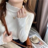 Áo len nữ siêu ấm giữ nhiệt cổ 3 phân lượn sóng dài tay dày dặn, mềm mịn, giảm còn 105.020 VND 4