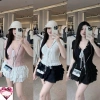 Áo len nữ tăm nơ tiểu thư mềm mịn, phong cách cao cấp Quảng Châu, giá chỉ 294.500₫