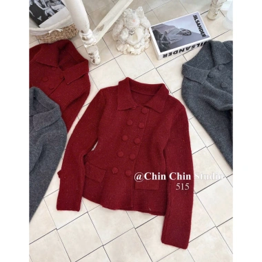 Áo Len Peplum Khuy Bọc Cao Cấp Giá Giảm 510.000đ Ảnh Thật Nữ Tràn Đầy 6