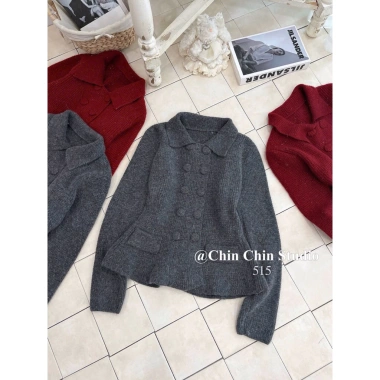 Áo Len Peplum Khuy Bọc Cao Cấp Giá Giảm 510.000đ Ảnh Thật Nữ Tràn Đầy 7