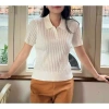 Áo Len Polo Dệt Kim Tay Ngắn PK96 – Giảm còn 260k, Vải mềm, Phong cách hiện đại 4