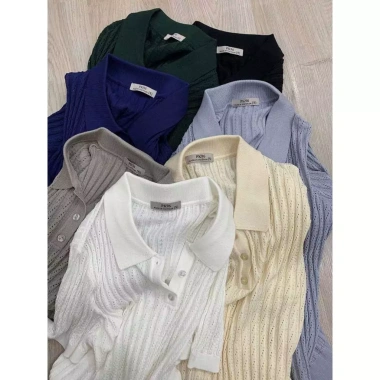 Áo Len Polo Dệt Kim Tay Ngắn PK96 – Giảm còn 260k, Vải mềm, Phong cách hiện đại 5 Áo Len Polo Dệt Kim Tay Ngắn PK96 – Giảm còn 260k, Vải mềm, Phong cách hiện đại 5