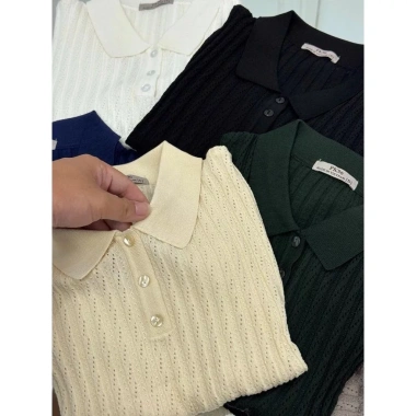 Áo Len Polo Dệt Kim Tay Ngắn PK96 – Giảm còn 260k, Vải mềm, Phong cách hiện đại 8 Áo Len Polo Dệt Kim Tay Ngắn PK96 – Giảm còn 260k, Vải mềm, Phong cách hiện đại 8