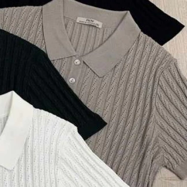 Áo Len Polo Dệt Kim Tay Ngắn PK96 – Giảm còn 260k, Vải mềm, Phong cách hiện đại 12 Áo Len Polo Dệt Kim Tay Ngắn PK96 – Giảm còn 260k, Vải mềm, Phong cách hiện đại 12