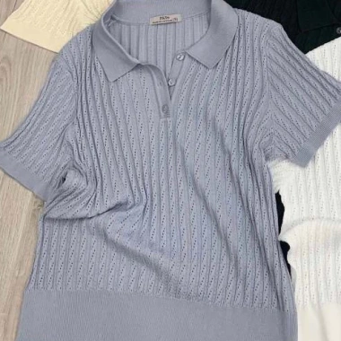 Áo Len Polo Dệt Kim Tay Ngắn PK96 – Giảm còn 260k, Vải mềm, Phong cách hiện đại 14 Áo Len Polo Dệt Kim Tay Ngắn PK96 – Giảm còn 260k, Vải mềm, Phong cách hiện đại 14