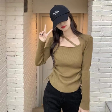 Áo len Quảng Châu rút dây sườn 2 bên dài tay, siêu ấm, giá chỉ 172.500₫ 10