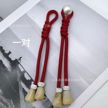 Áo Len Retro Phong Cách Trung Quốc - Nút Ngọc Trai Đỏ Trọng, Giá Ưu Đãi 77,106₫ 4