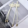 Áo Len Retro Phong Cách Trung Quốc - Nút Ngọc Trai Đỏ Trọng, Giá Ưu Đãi 77,106₫ 7