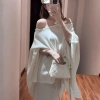 Áo len sáp sữa mềm mại màu trắng cao cấp - Thời trang nữ mùa thu, giảm giá 118.800 VND 4