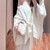 Áo len sáp sữa mềm mại màu trắng cao cấp - Thời trang nữ mùa thu, giảm giá 118.800 VND 6