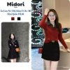 Áo Len Sơ Mi Dài Tay MAY STUDIO HL81 – Phong Cách Hàn Quốc, Dệt Kim, Giá 199k