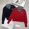 Áo Len Sơ Mi Dài Tay MAY STUDIO HL81 – Phong Cách Hàn Quốc, Dệt Kim, Giá 199k 5