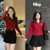Áo Len Sơ Mi Dài Tay MAY STUDIO HL81 – Phong Cách Hàn Quốc, Dệt Kim, Giá 199k 7