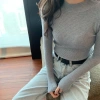 Áo Len Tăm Cổ 3 Phân Tay Dài Dáng Ôm – Dễ Phối Đồ, Phù Hợp Mọi Lứa Tuổi, Giá Chỉ 69.900₫ 2
