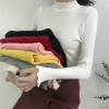 Áo Len Tăm Siêu Co Giãn Cổ 3p Sóng Viền Bèo Dáng Ôm Body Tay Dài Dễ Phối Phong Cách Hàn Quốc - Hàng Qccc 4