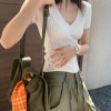 Áo len tay ngắn nữ ngọt ngào cá tính - Xu hướng thu 2.026, giá chỉ 98.820₫ 2