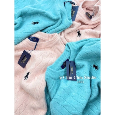 Áo Len Thêu Hình Ngựa 2 Màu Xanh Hồng - Sang Trọng, Giá Ưu Đãi 470.000₫ 7